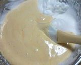 A picture of step 10 of Kinako Chiffon Cake with Green Tea and Black Sugar.