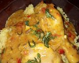 Foto del paso 6 de la receta: Pollo a la mostaza, con arroz y azafrán