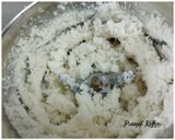 A picture of step 1 of Desiccated Coconut Laddoo.
