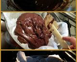 A picture of step 4 of AMIEs Peanut Butter Brownies Cake.