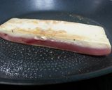 A picture of step 4 of Tuna In Mustard Sauce And Crispy Parmesan.