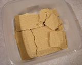 A picture of step 2 of Easy Tofu Tiramisu.