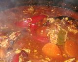 A picture of step 2 of Amy's shredded chilli chicken crockpot.