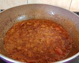 A picture of step 9 of Kala Chana Masala.