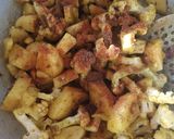 A picture of step 2 of Cauliflower potato sabji.