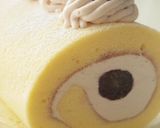 A picture of step 33 of Kyohou Grape Swiss Roll.