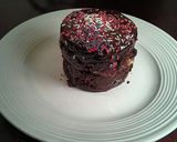 A picture of step 20 of Tiramisu Cream Filled Chocolate Cakes.