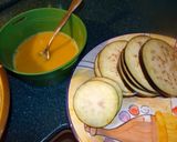 A picture of step 4 of taisen's fried eggplant.