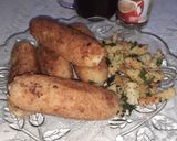 A picture of step 4 of Stuffed cheese bread Fingers.