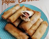 Gambar langkah 5 resipi 🇮🇹 Popia Carbonara.