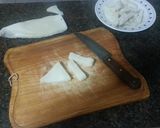 Foto del paso 1 de la receta: Rabas a la romana con papas y batatas fritas
