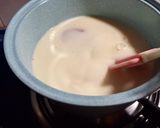 Hình bước làm 3 của món Panna cotta dưa hấu