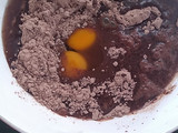 Budín matero de chocolate con glaseado de naranja