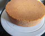 A picture of step 6 of Lemon Cake with Chocolate drips.