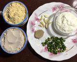 A picture of step 2 of Palak Tikki.