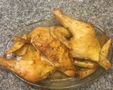 Foto del paso 10 de la receta: Pollo al horno marinado con papas