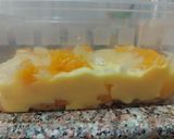A picture of step 3 of Creamy Custard Biscuit delight.
