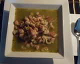 A picture of step 11 of Green Chicken Pozole.