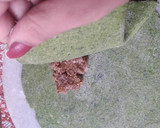 A picture of step 9 of Spinach Beets Ravioli with Minced Mushroom in Bachmel Sauce.