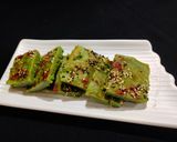 A picture of step 4 of Mung bean spinach dhokla.