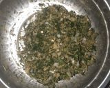 A picture of step 2 of Bathua Tikki.