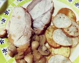 Foto del paso 5 de la receta: Colita de cuadril de cerdo con salsa de cerveza y champiñones