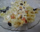 A picture of step 2 of Russian Salad.