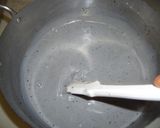 A picture of step 3 of Exquisite! Black Sesame Milk Pudding.