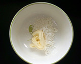 A picture of step 2 of Croque Madame with Microwave White Sauce.