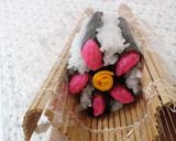 A picture of step 8 of Flower Sushi Roll for Hina Matsuri or Mother's Day.