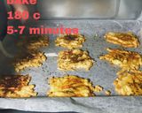 รูปขั้นตอนการทำที่ 2 ของ Parmesan Crisps Keto
