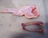 A picture of step 8 of Pan Fried, Not Deep Fried Stuffed Chicken Wings (Chicken "Gyoza").