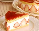 A picture of step 23 of Le Fraisier Style White Chocolate Cake.