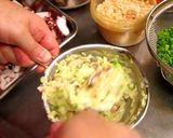 A picture of step 13 of Osaka Okonomiyaki with Beef Tendon.