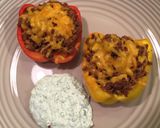 A picture of step 13 of Stuffed Peppers With Cilantro-Lime Sauce.