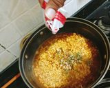 A picture of step 4 of Korean Noodles 🍜🍜.