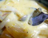 A picture of step 9 of Healthy Cream Stew with Salmon and Kabocha Squash.