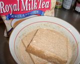 A picture of step 2 of Just Mix and Cook! Milk Tea French Toast.