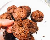 Flourless Vegan Choco Cookies langkah memasak 5 foto