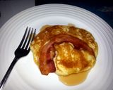 A picture of step 2 of Bomb Bacon Cakes.