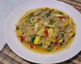 Foto langkah ke 4 dari resep Tumis Toge / Kecambah Tahu Saos tiram.
