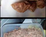 A picture of step 1 of "Ropa Vieja" (Shredded beef- panamanain style).