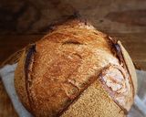 A picture of step 6 of Soy Flour, Brown Sugar and Sweet Bean Pain de Campagne.