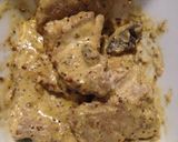 A picture of step 6 of My Pork in Garlic and Mustard Sauce with Mushrooms 😄❤️.