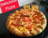 Foto langkah ke 9 dari resep Pizza jumbo | pizza panggang oven| pizza hut.