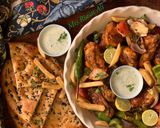 A picture of step 5 of Roasted Chicken with Grilled Veggies 😋.