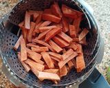 A picture of step 2 of Jimikand Chips/Fries. Healthy and Fasting Special.