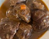Foto del paso 4 de la receta Carrilleras de cerdo al vino tinto con champiñón portobello
