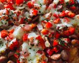 Foto langkah ke 7 dari resep Sausage Pizza Simple.