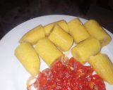 A picture of step 1 of Plantain with pepper sauce.